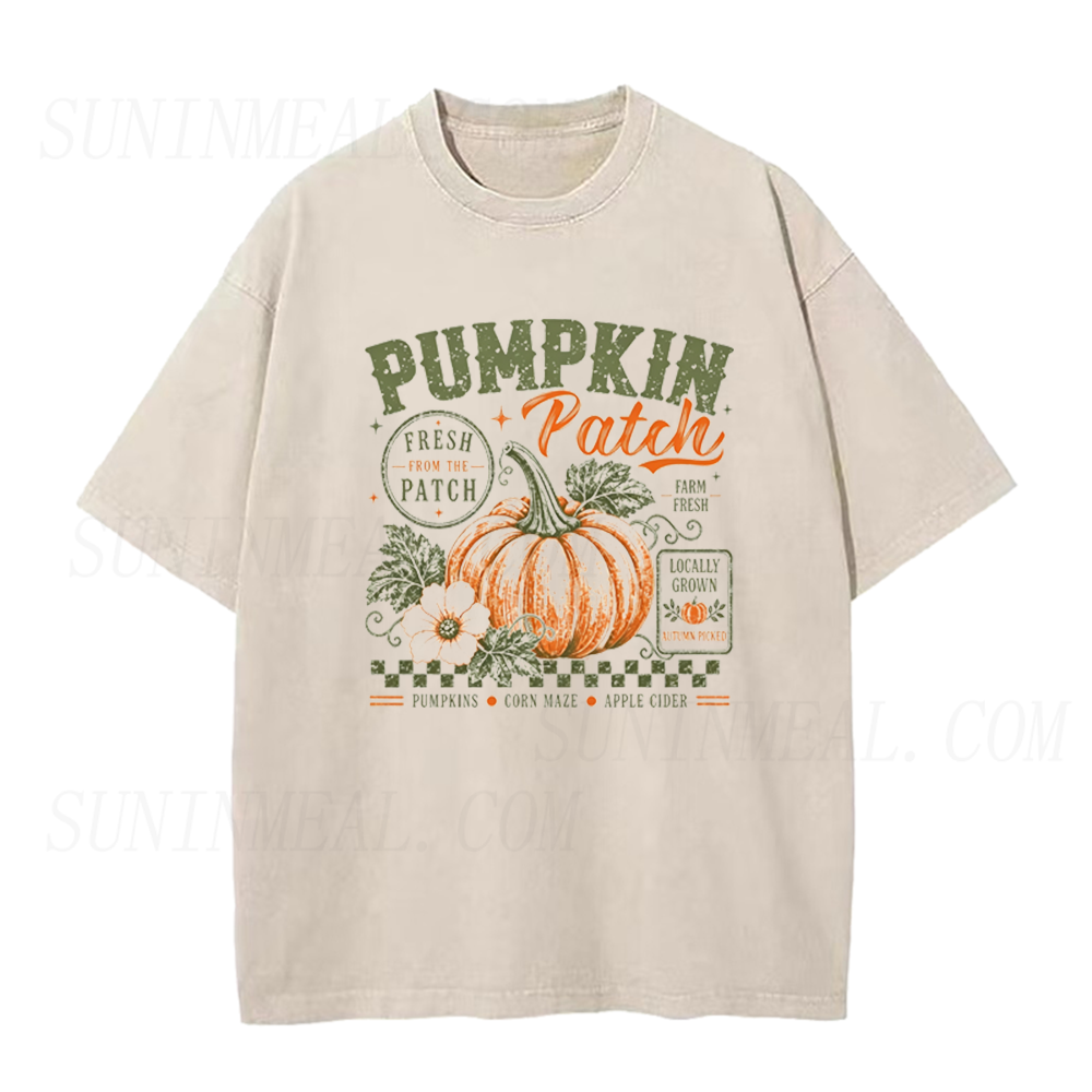 Retro Pumpkin Patch Unisex Tee