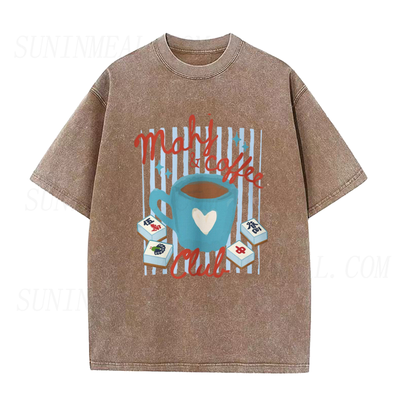 Mahjong&Coffee Club Unisex Tee