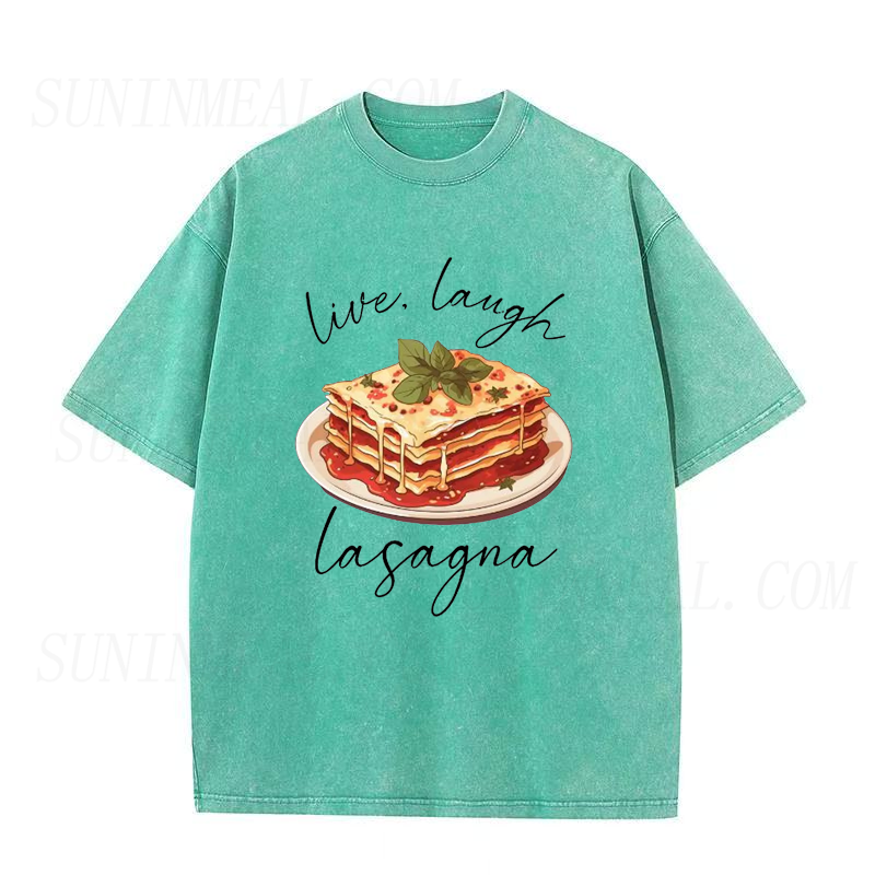 Live Laugh Lasagna Unisex Tee