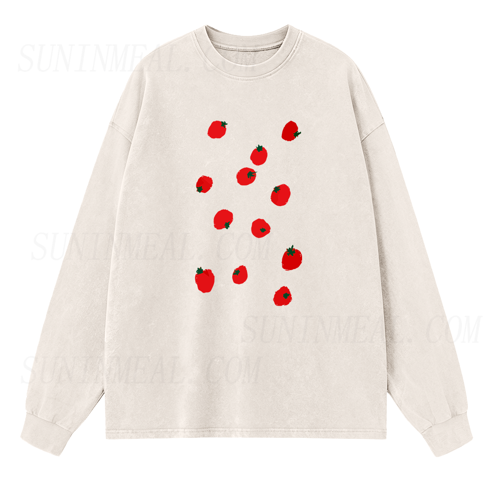 Tomato Long Sleeve Unisex Tee