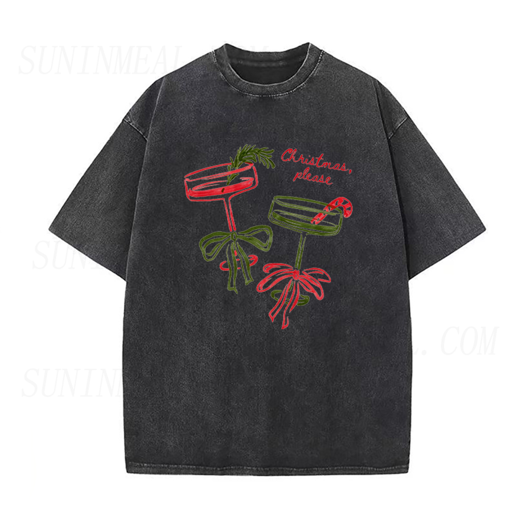 Christmas Please Cocktail Unisex Tee