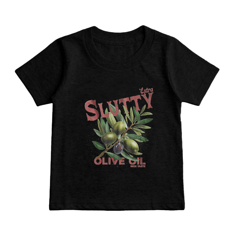 Extra Slutty Olive Oil Kids T-Shirt