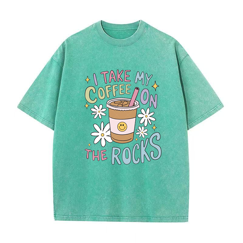 I Take My Coffee On The Rocks Unisex Tee
