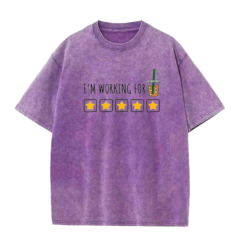 I’m Working for Coffee Unisex Tee