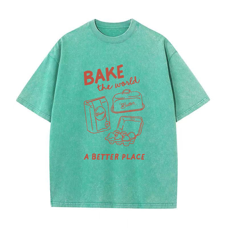 Bake the world a better place Unisex Tee