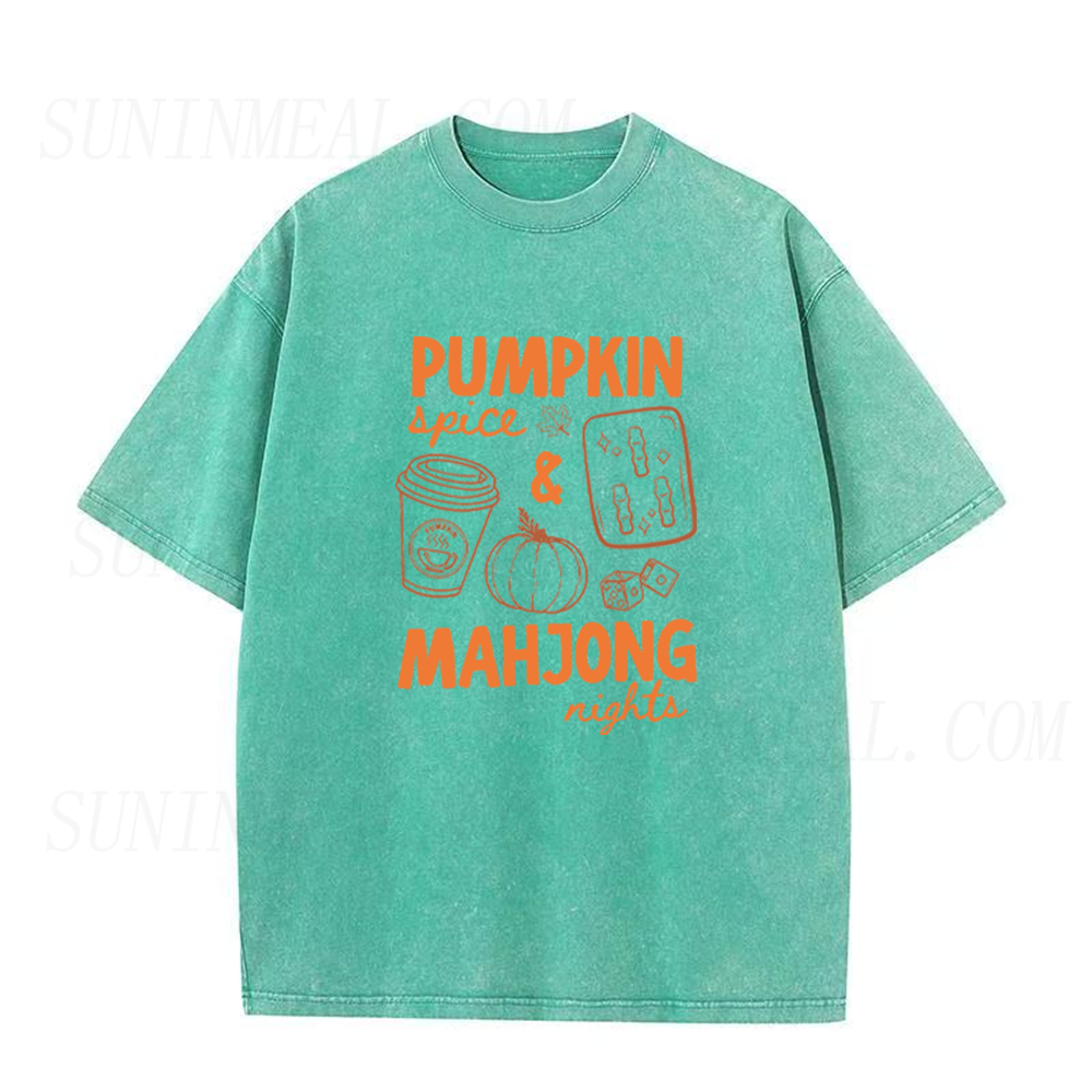 Pumpkin Spice Mahjong Unisex Tee