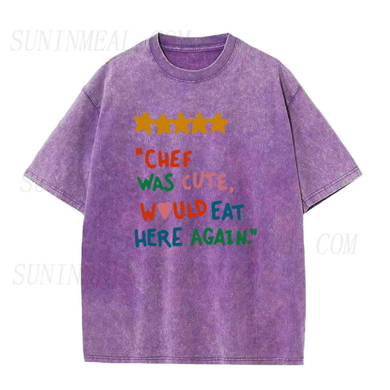 chef was cute would eat here Unisex Tee