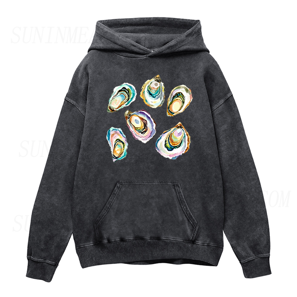 Watercolor Oyster Unisex Hoodie
