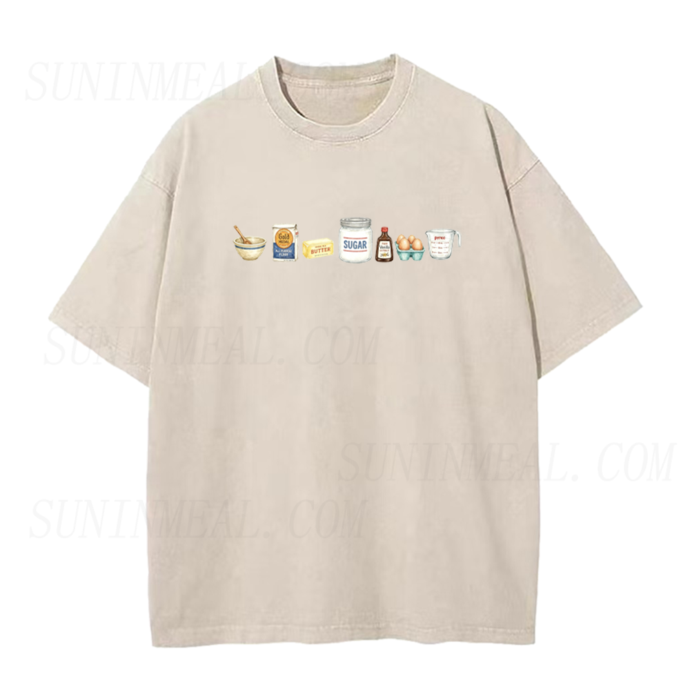 Baking Ingredients Unisex Tee