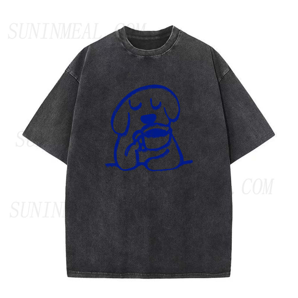 coffee dog Unisex Tee