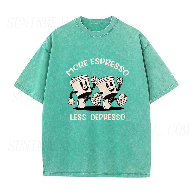 More Espresso Less Depresso Unisex Tee