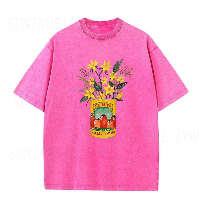 flowers and cento peeled tomatoes Unisex Tee