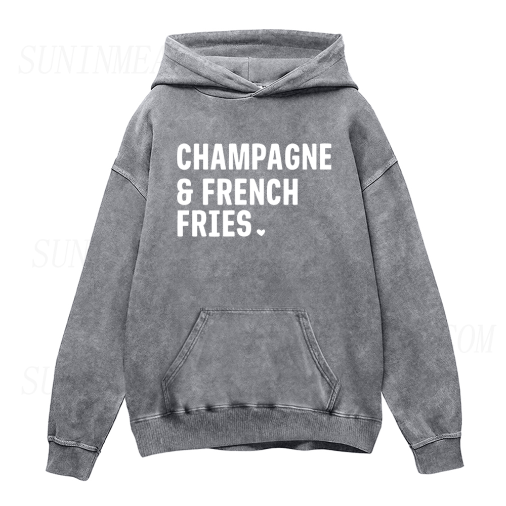 Champagne & French Fries Unisex Hoodie