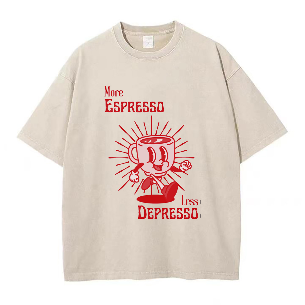 More Espresso Less Depresso Unisex Tee