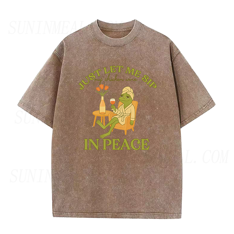 Just let me sip my chicken wine in peace Unisex Tee