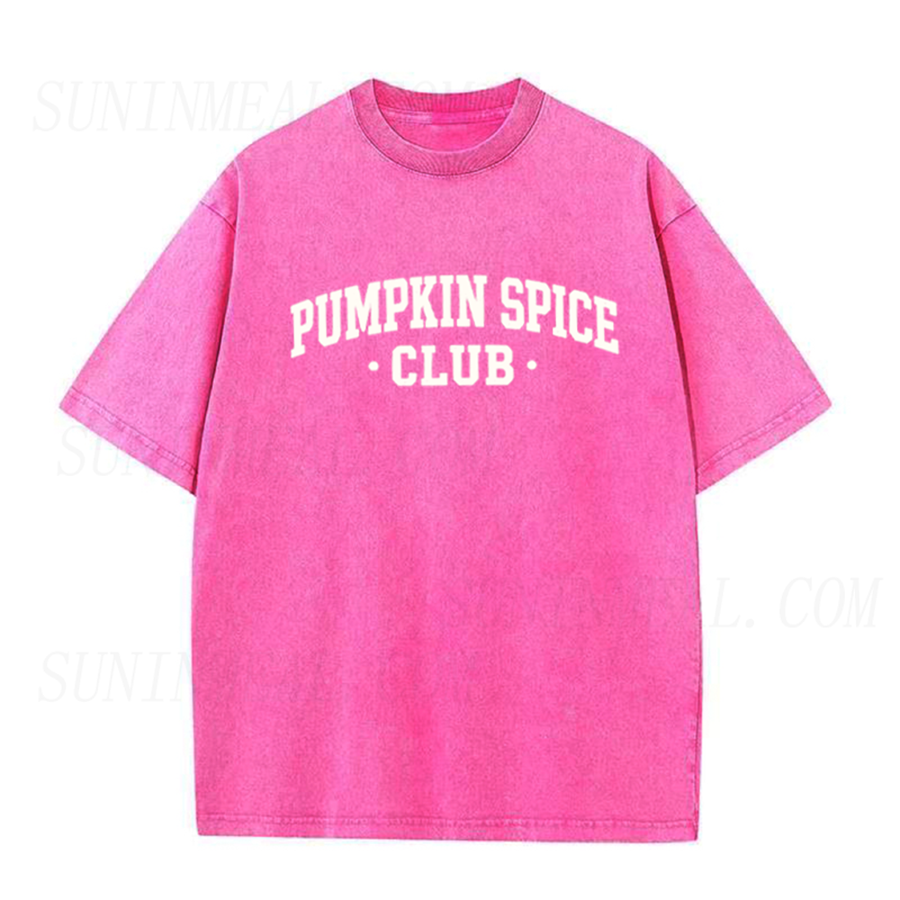 Retro Pumpkin Spice Club Graphic Unisex Tee