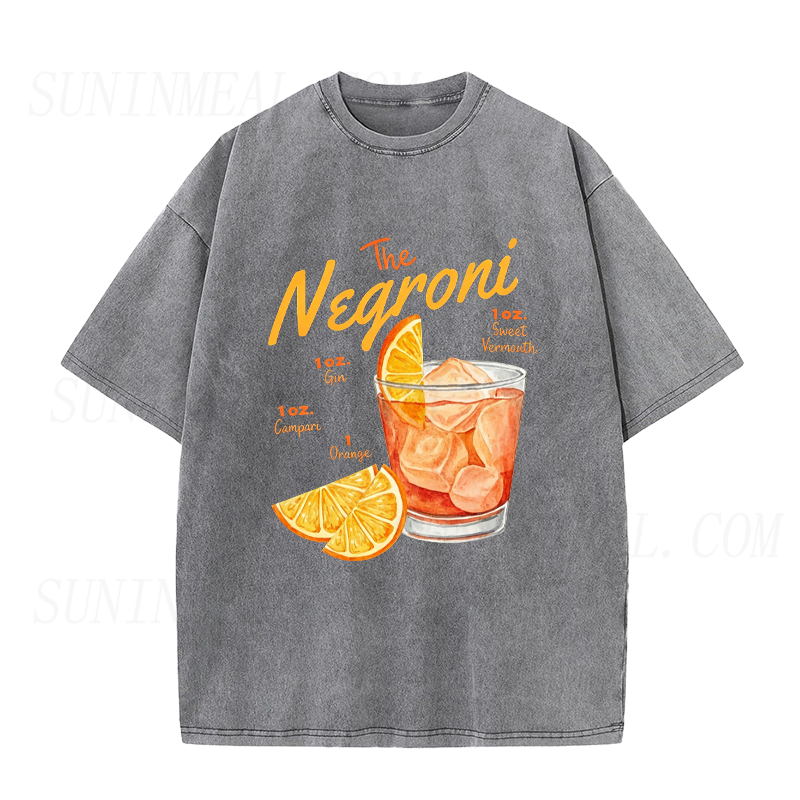 The Negroni Cocktail Recipe Unisex Tee