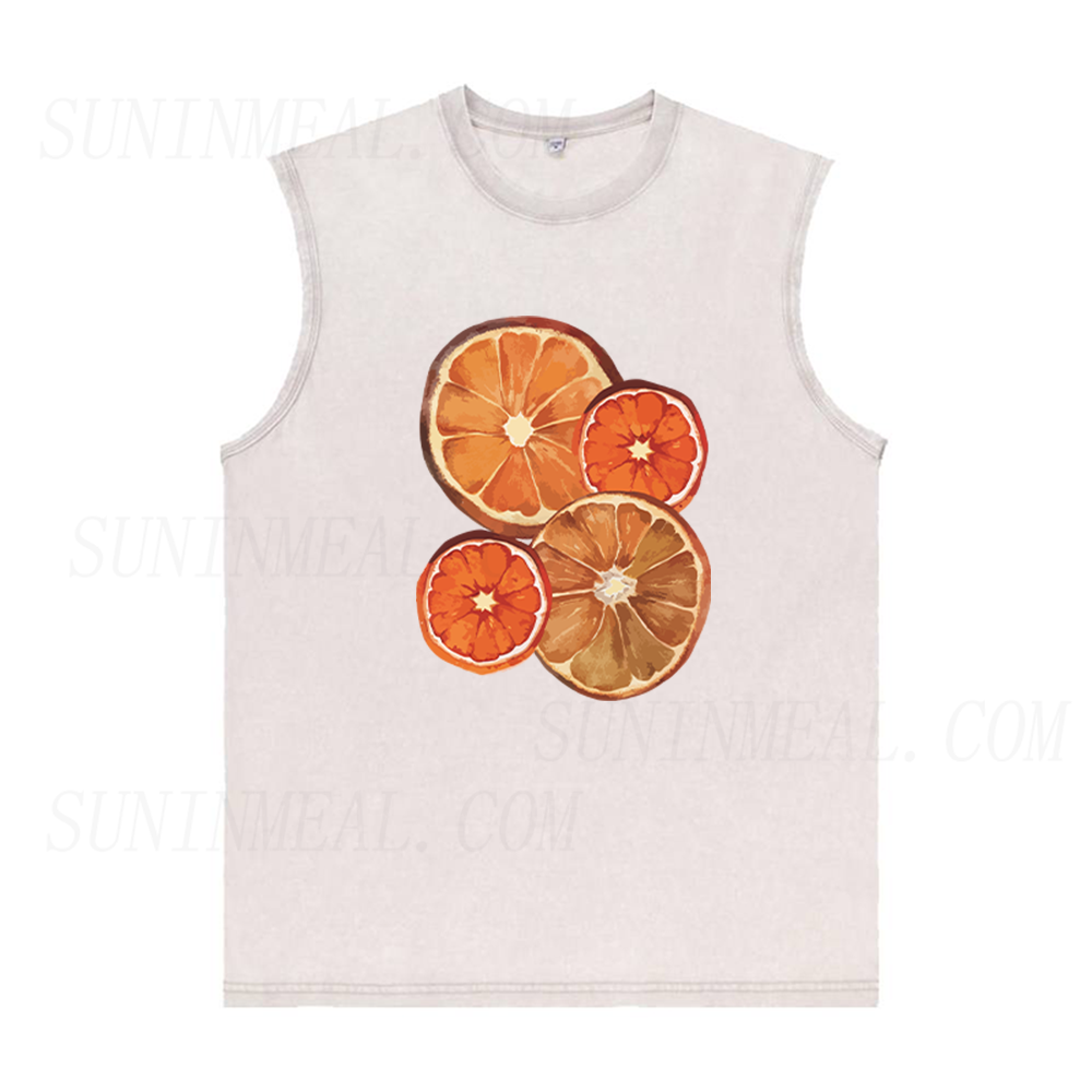 Dried Orange Slice Unisex Tank Top