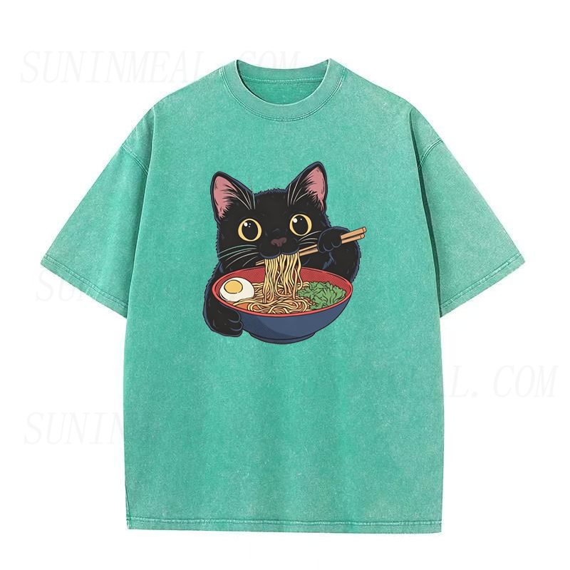 Cute Ramen Cat Unisex Tee