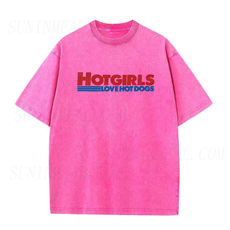 Hot Girls Love Hot Dogs Unisex Tee
