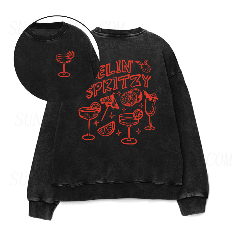 Feelin' Spritzy Unisex Crewneck Sweatshirt