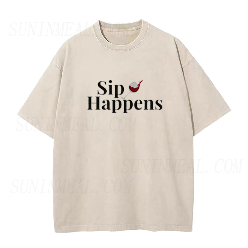 Sip Happens Wine Unisex Tee