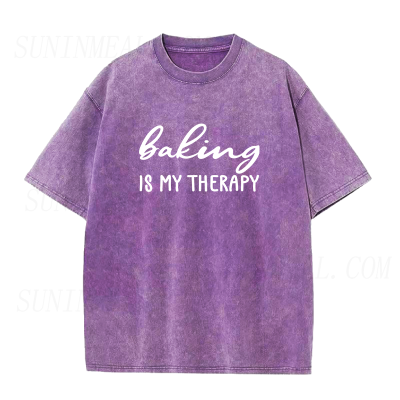 baking is my therapy Unisex Tee