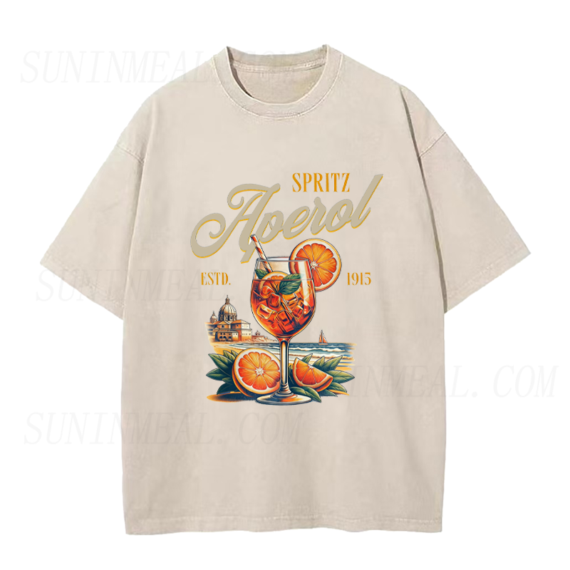 Aperol Cocktail Italian Spritz Unisex Tee