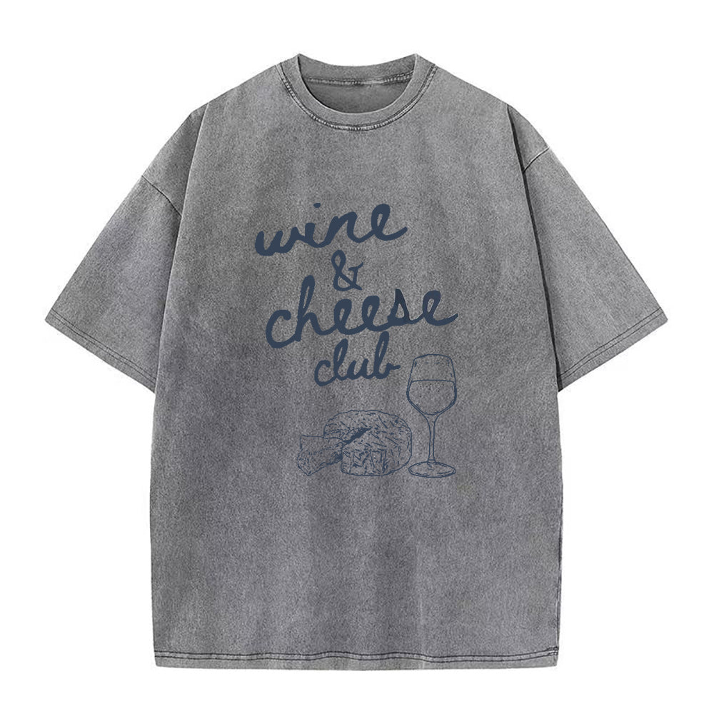 Wine Cheese Club Unisex Tee