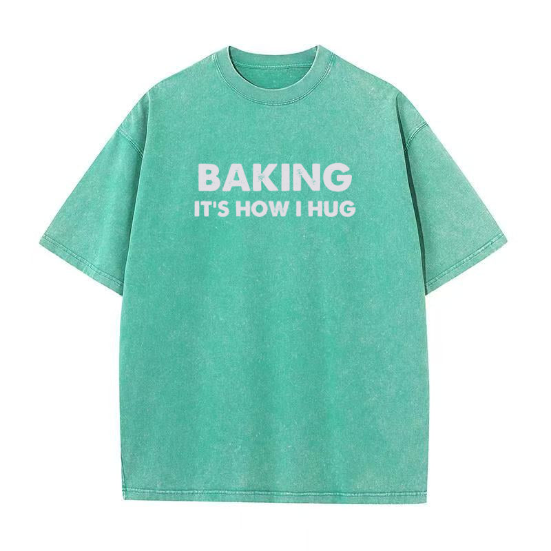 baking it's how I hug Unisex Tee