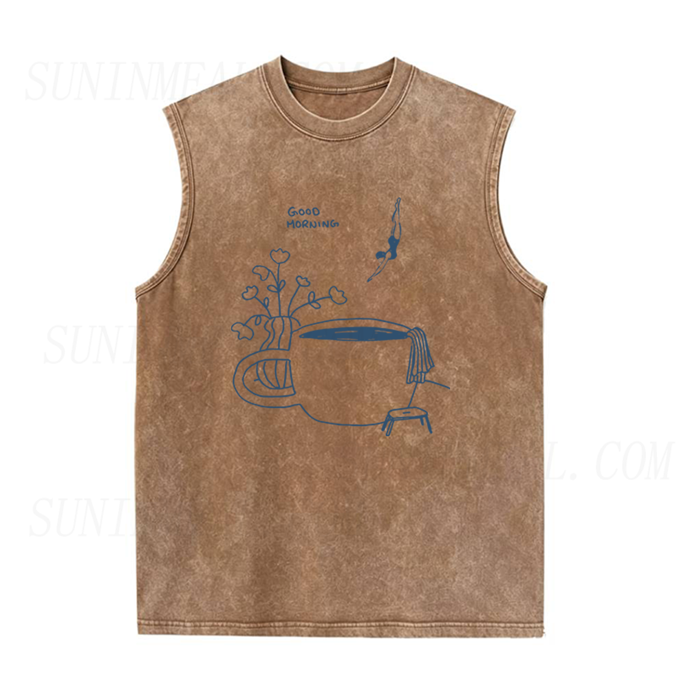 Coffee Diver Unisex Tank Top