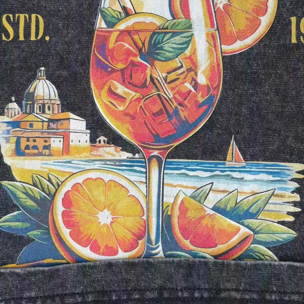 Aperol Cocktail Italian Spritz Unisex Tee