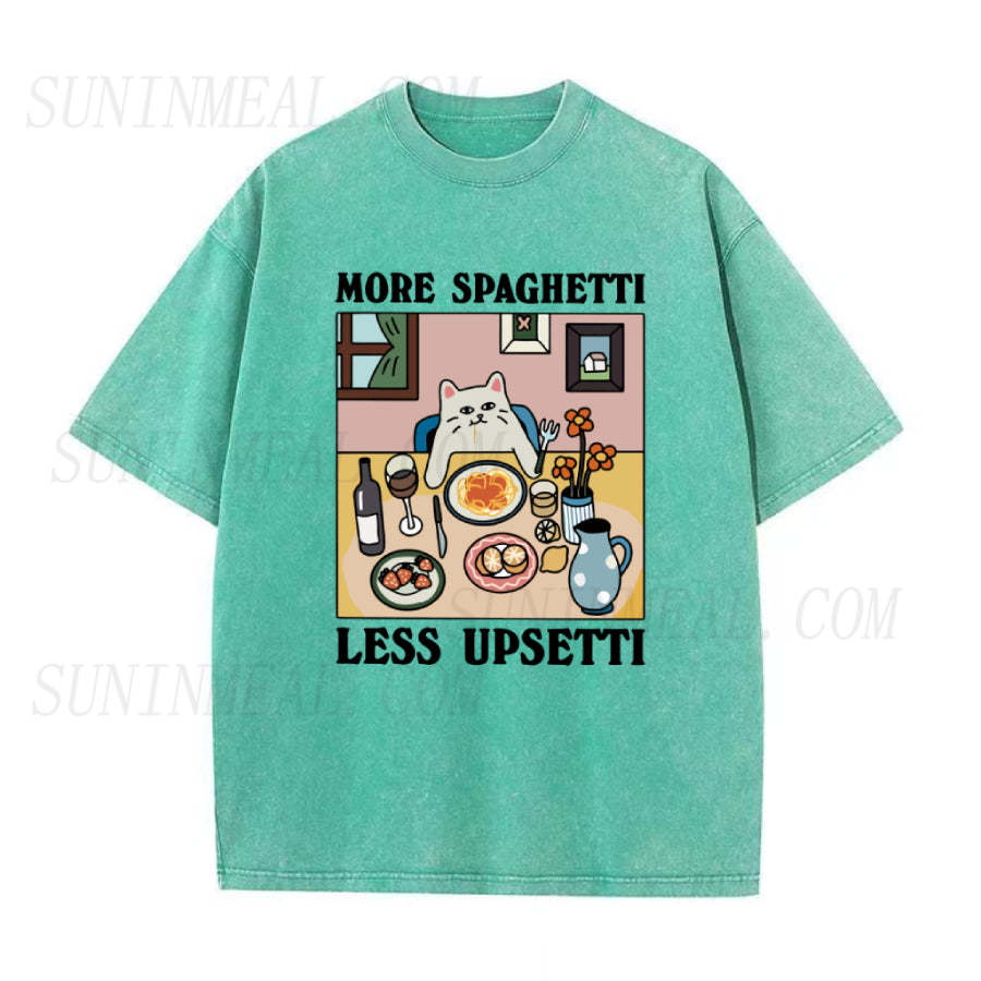 More Spaghetti Less Upsetti Unisex Tee