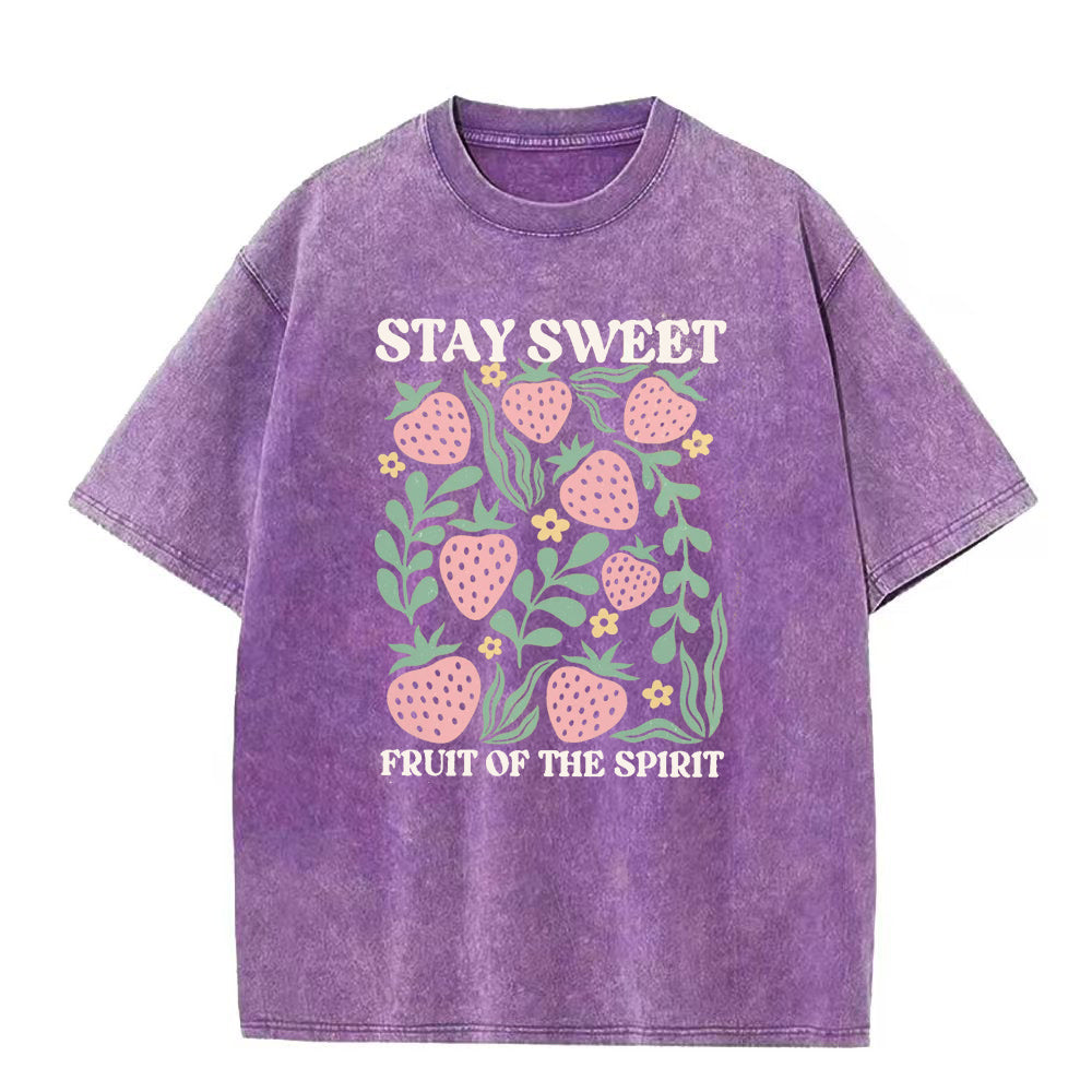 Strawberry staysweet Fruits of the Spirit Unisex Tee