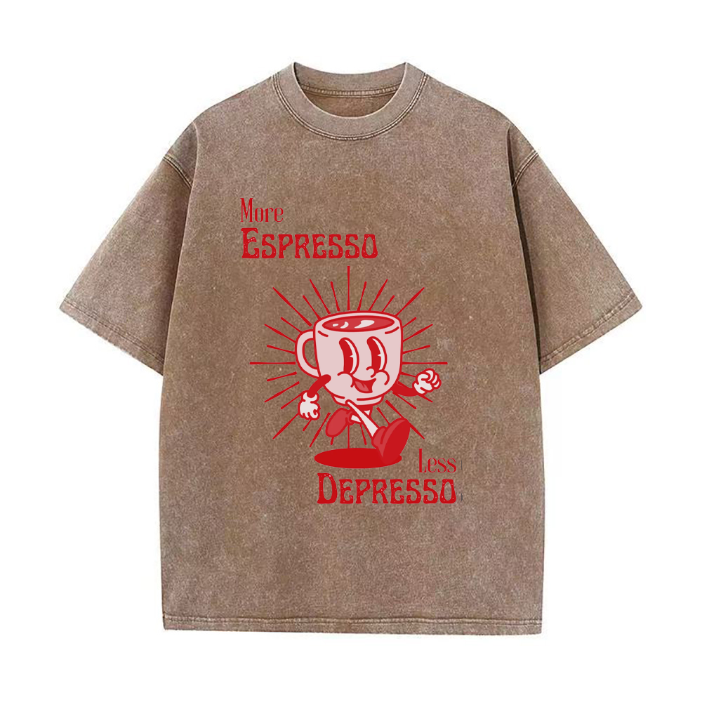 More Espresso Less Depresso Unisex Tee