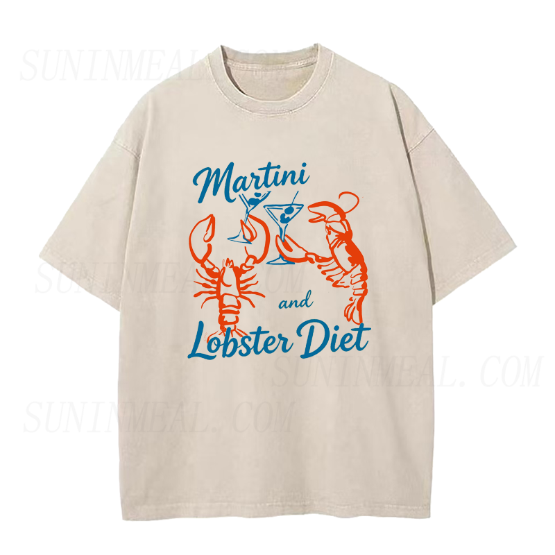 Martini and Lobster Diet Unisex Tee