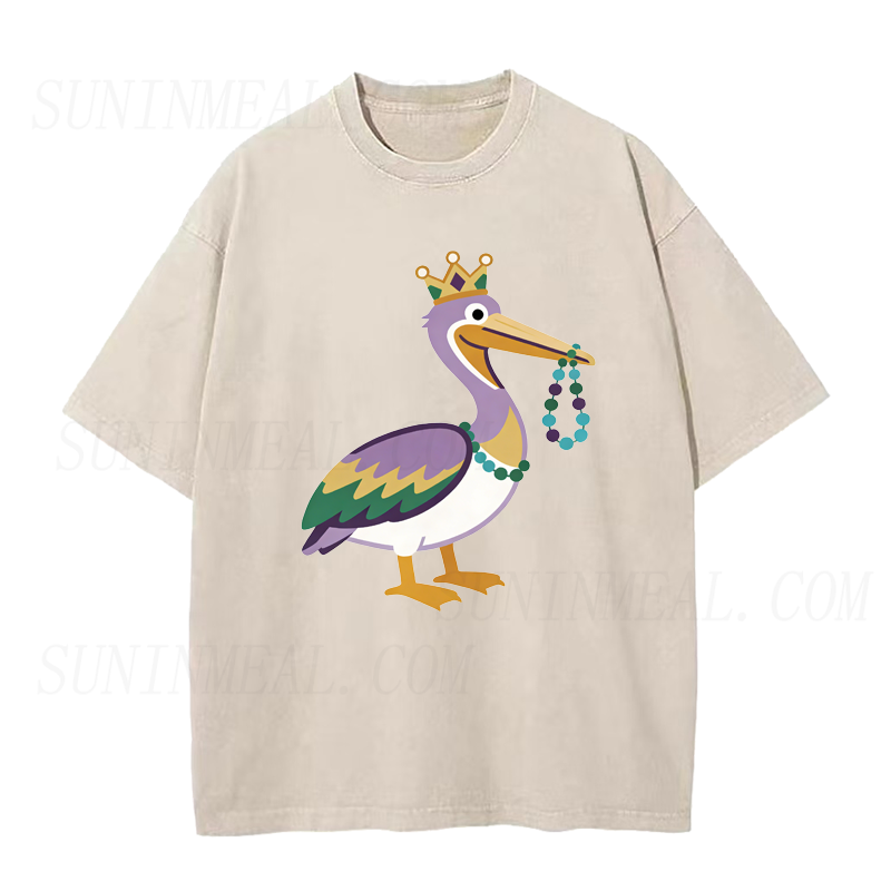 Mardi Gras Pelican Tee