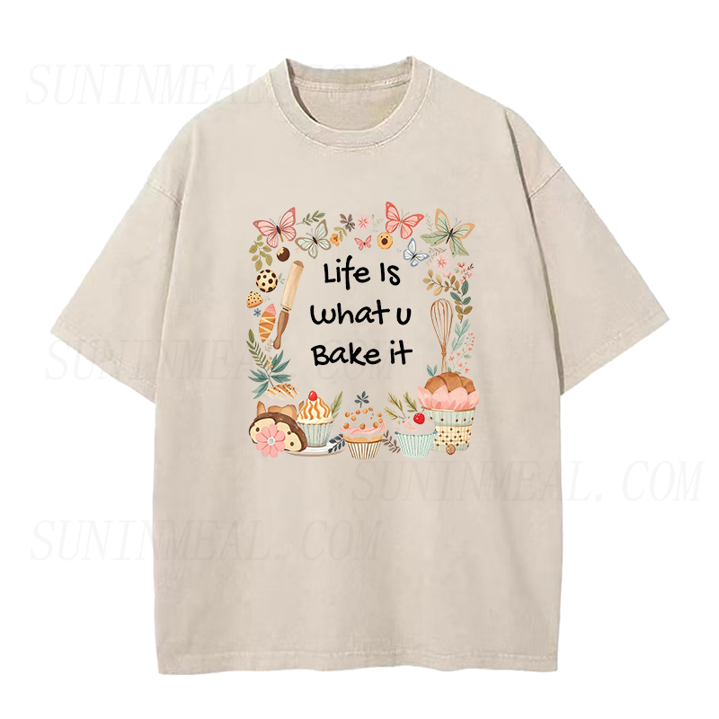 life is what u bake it Unisex Tee