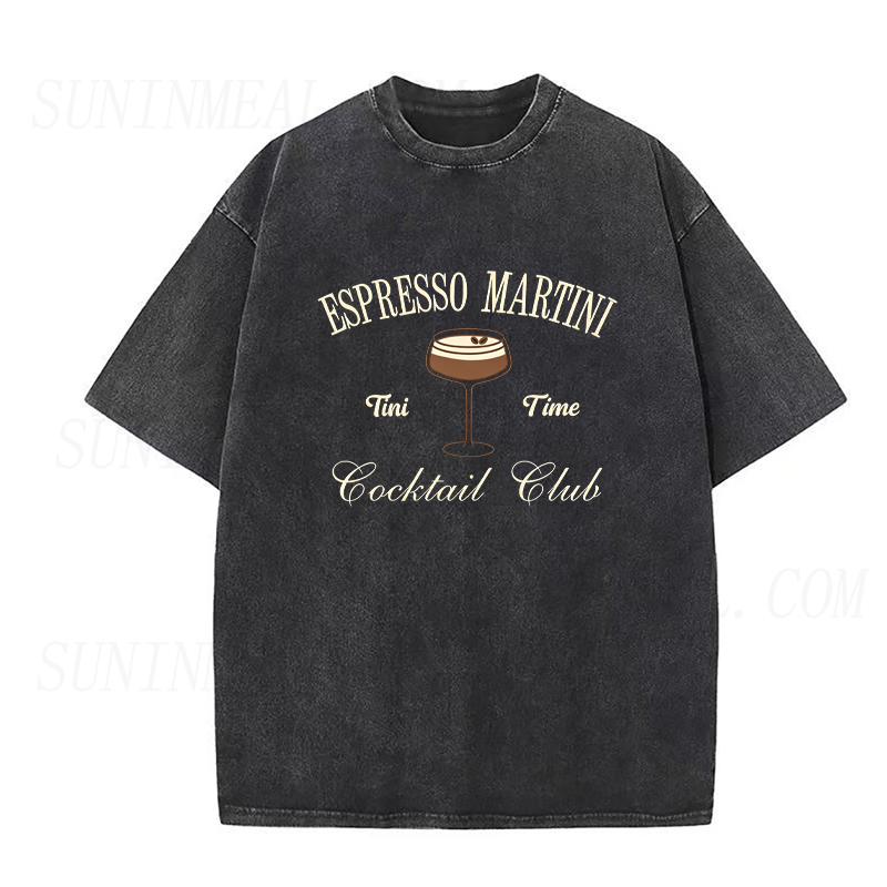 Espresso Martini Cocktail Club Unisex Tee