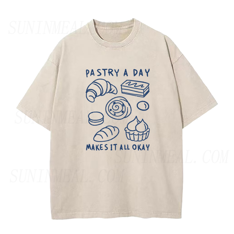 Pastry A Day Makes It All Okay Unisex Tee