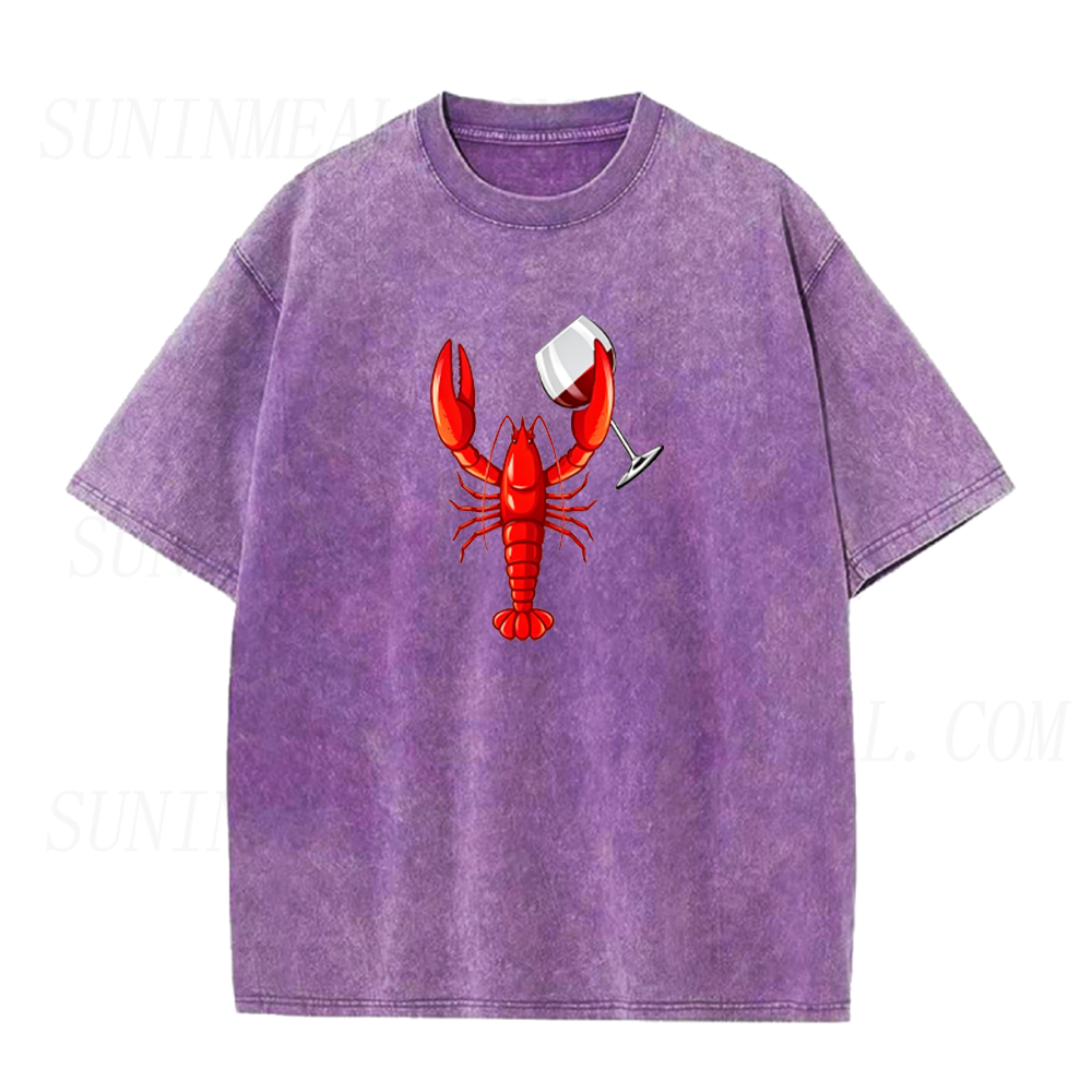 Lobster and Wine Unisex Tee