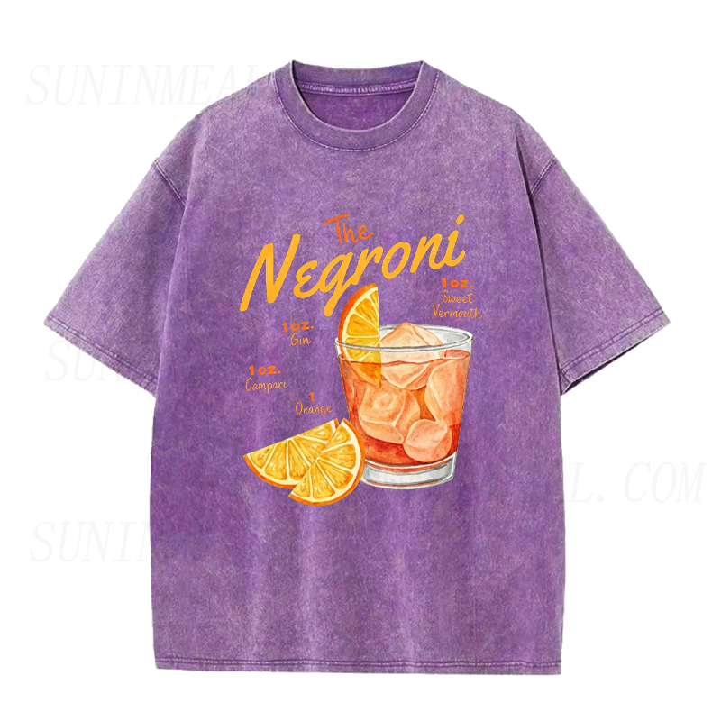The Negroni Cocktail Recipe Unisex Tee
