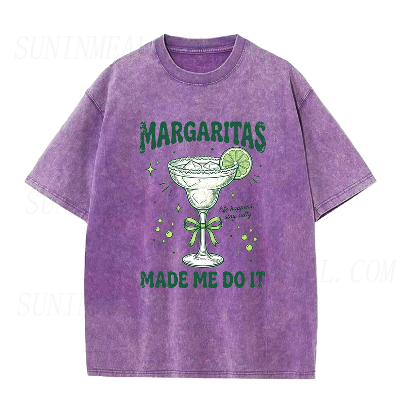 Margaritas Made Me Do It Unisex Tee