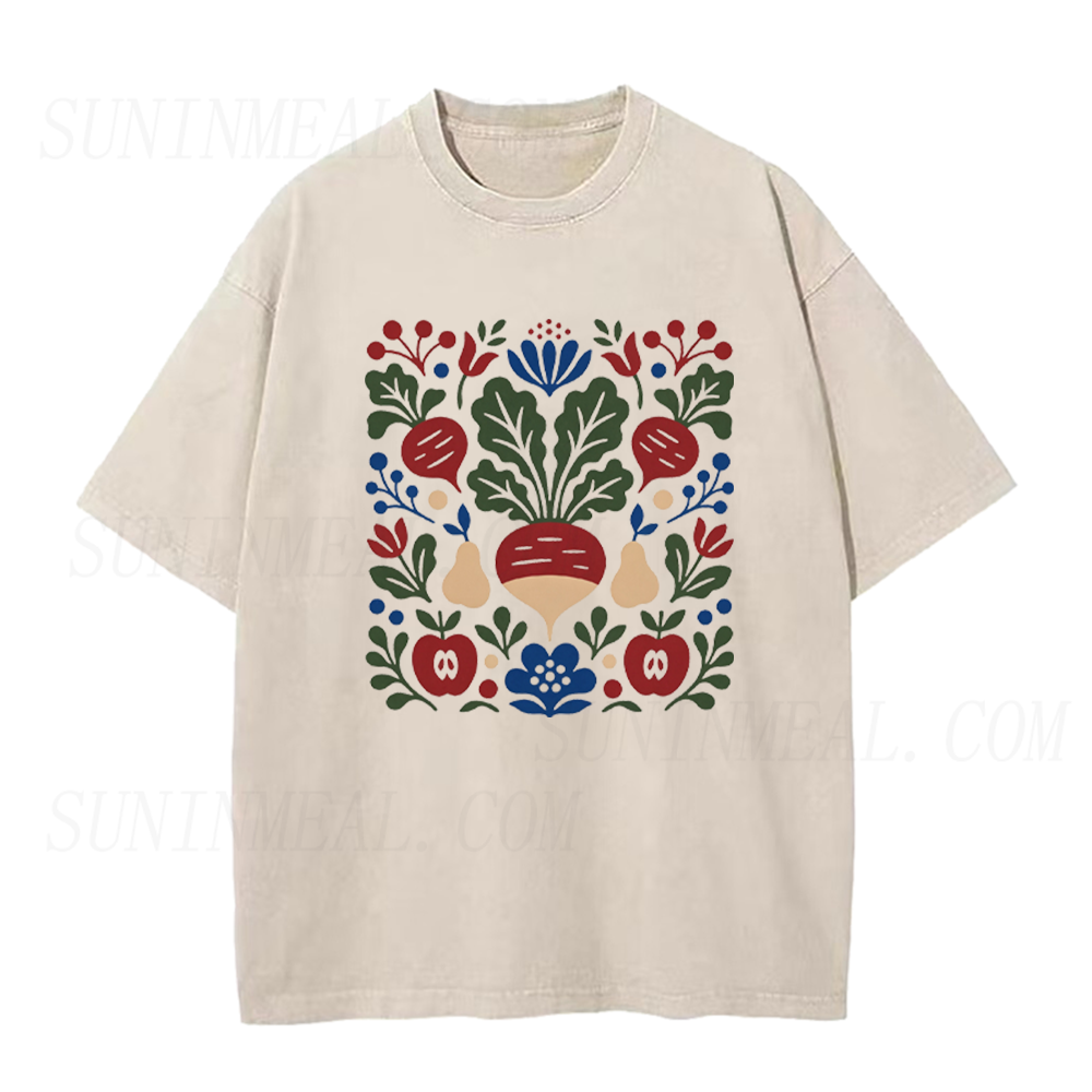 Vintage Beet Pear Apple Unisex Tee
