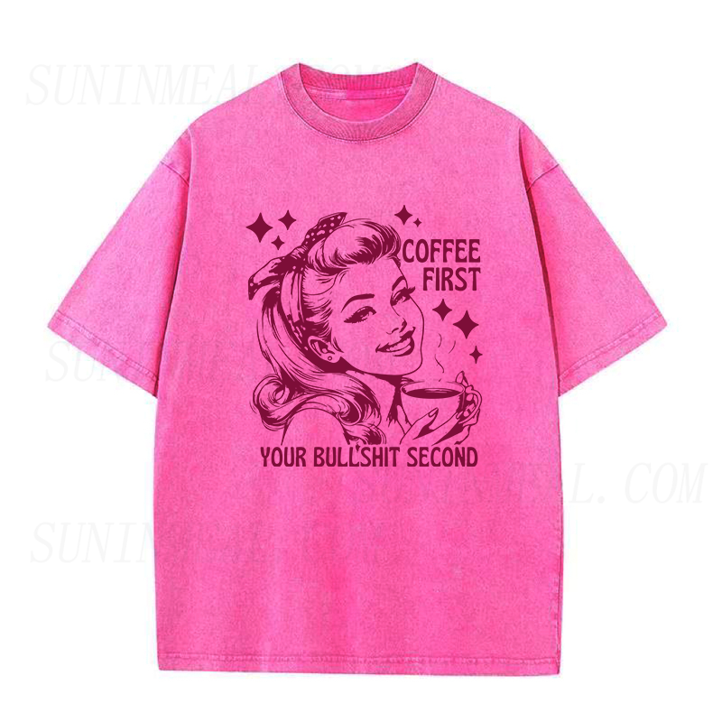 coffee first Unisex Tee