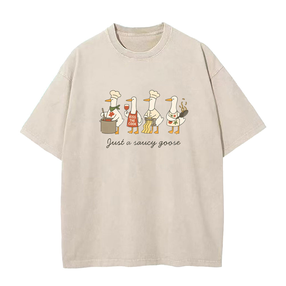just a saucy goose Unisex Tee