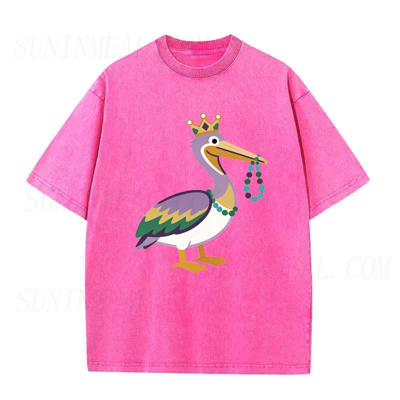 Mardi Gras Pelican Tee