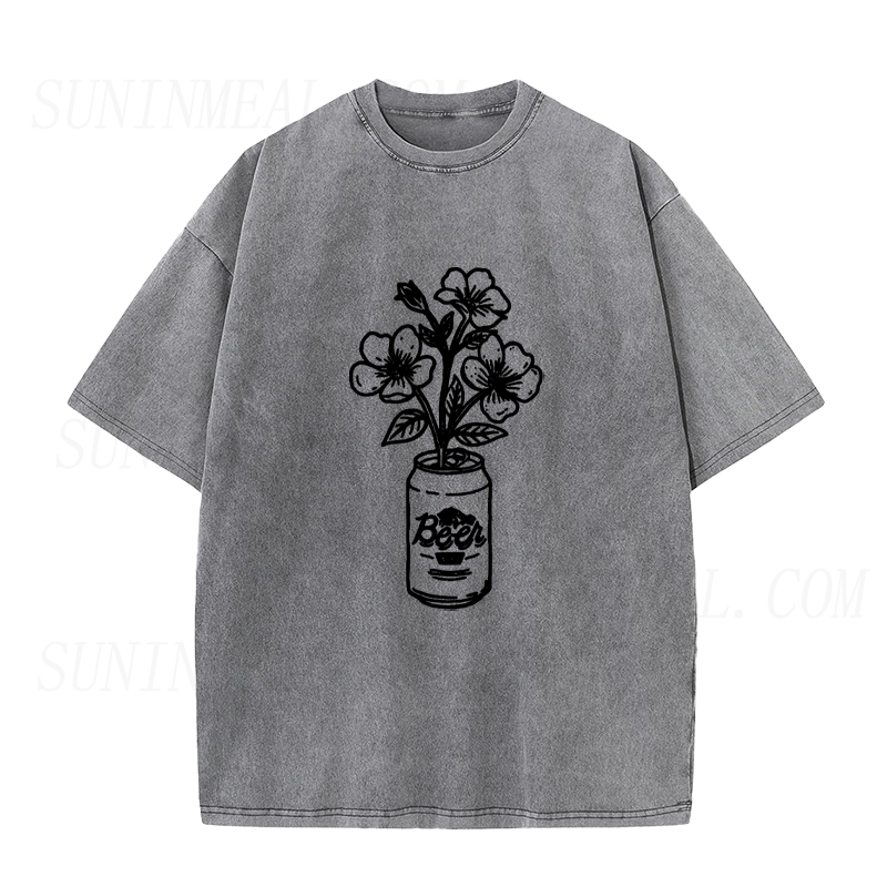 Floral Beer Unisex Tee