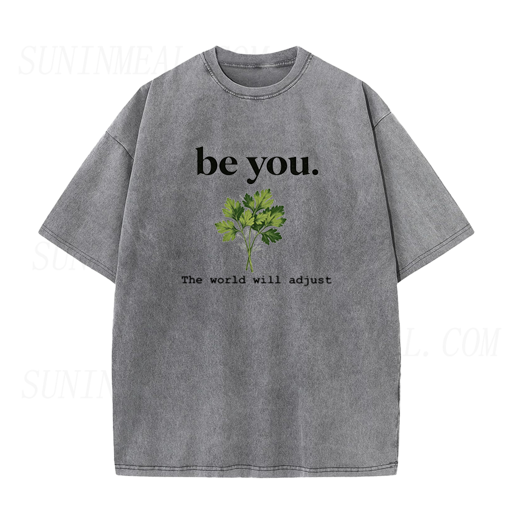 The World Will Adjust Botanical Unisex Tee
