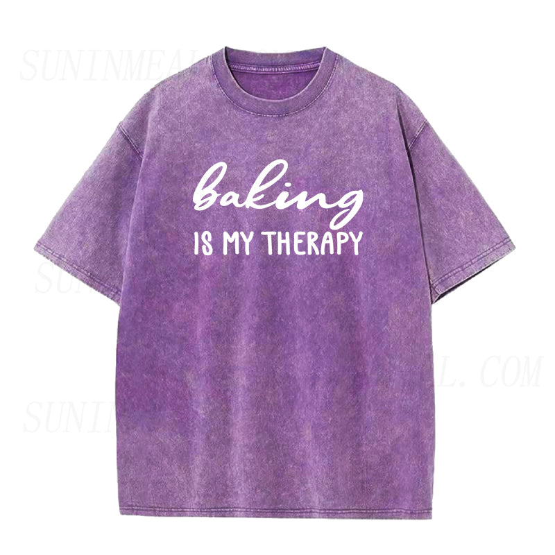 Baking Is My Therapy Unisex Tee